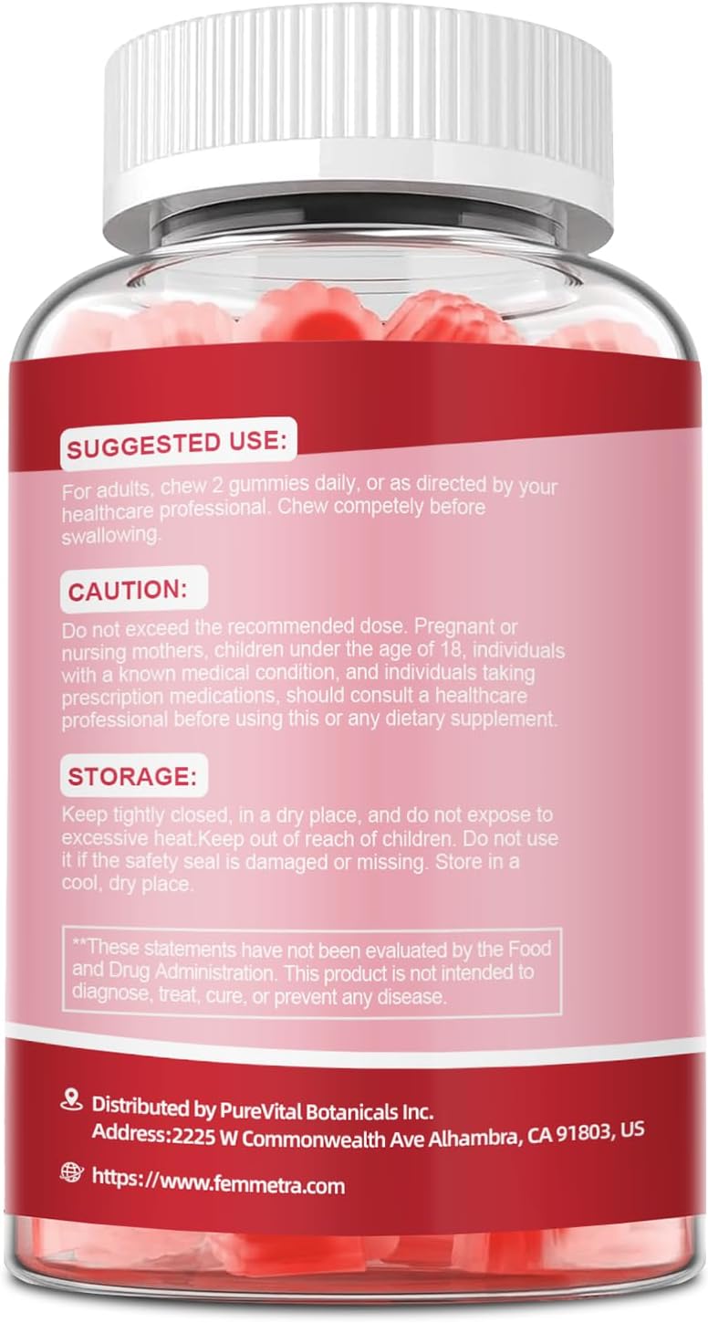 Vaginal Probiotics for Women Gummies, 200 Billion CFU Prebiotics and Probiotics Gummies for PH Balance & Urinary Health, with Kombucha, Akkermansia for Digestive Health, Cranberry Flavor, 60 Count - Image 8