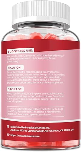 Miniatura 8 de Gomitas de probióticos para mujeres, prebióticos vaginales y probióticos para equilibrio del pH y salud urinaria, con kombucha para la salud