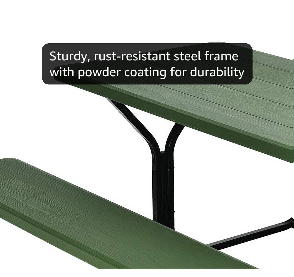 Amazon.com : Giantex Picnic Table Bench Set Outdoor Camping All