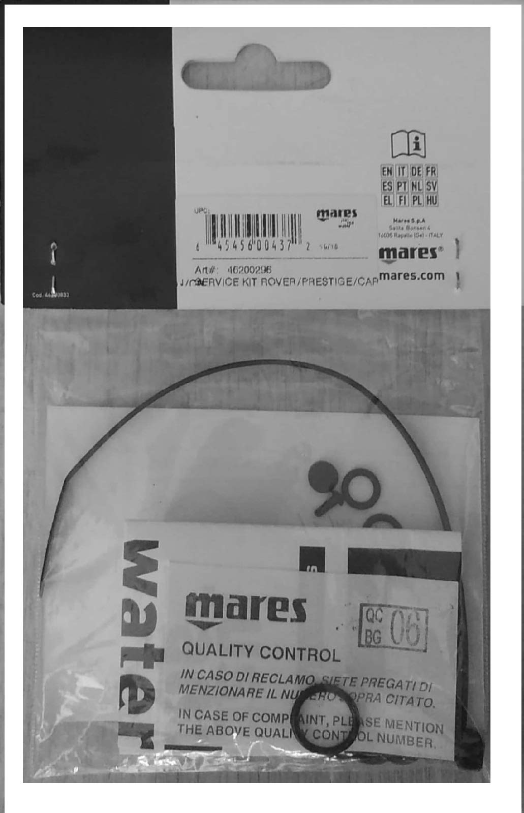 mares service kit ROVER PRESTIGE CARBON CR