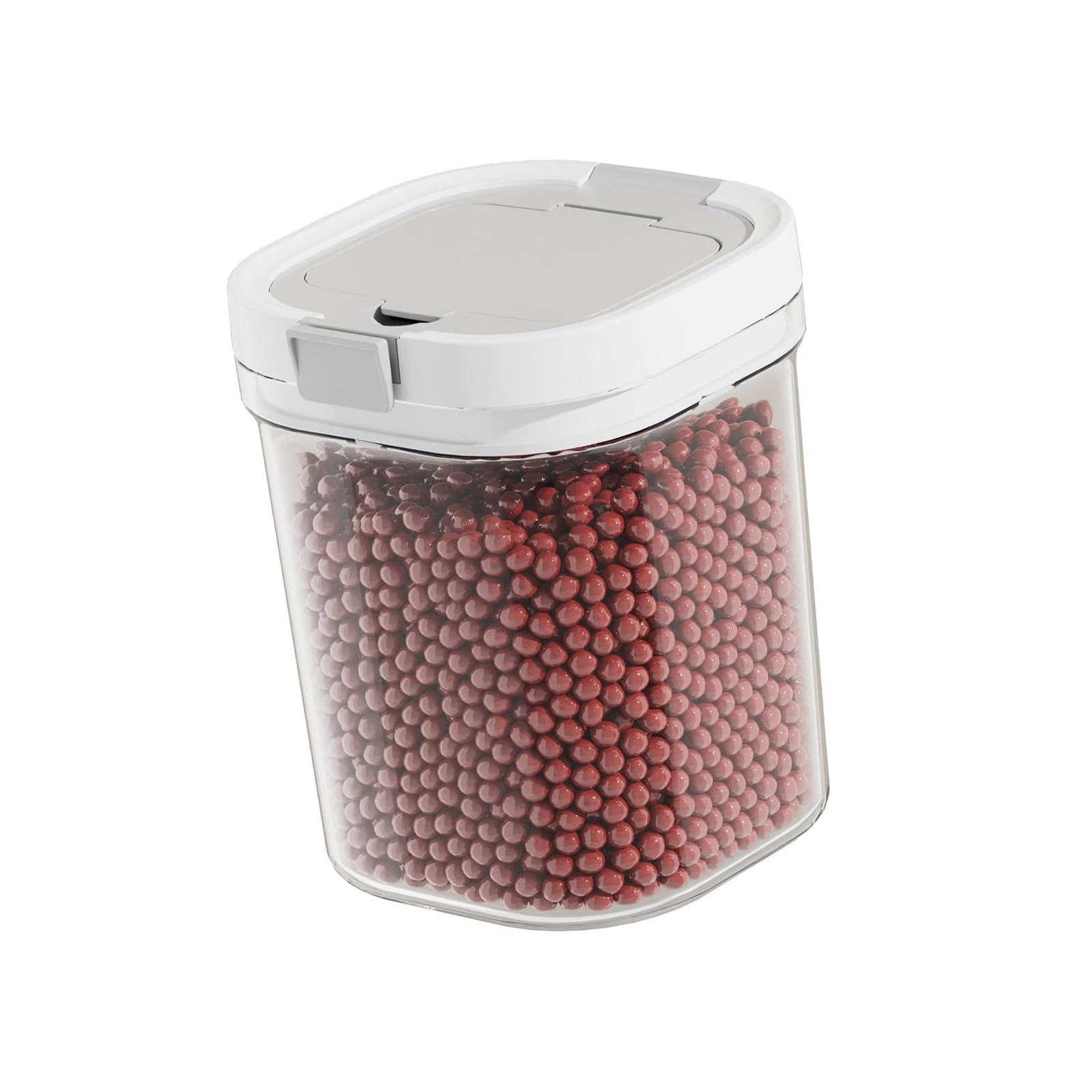 Jazuaiao Storage Container with Builts in Spoon for Dry Food Kitchen Organization and Easy Access Kitchen Storage Jars with Spoon