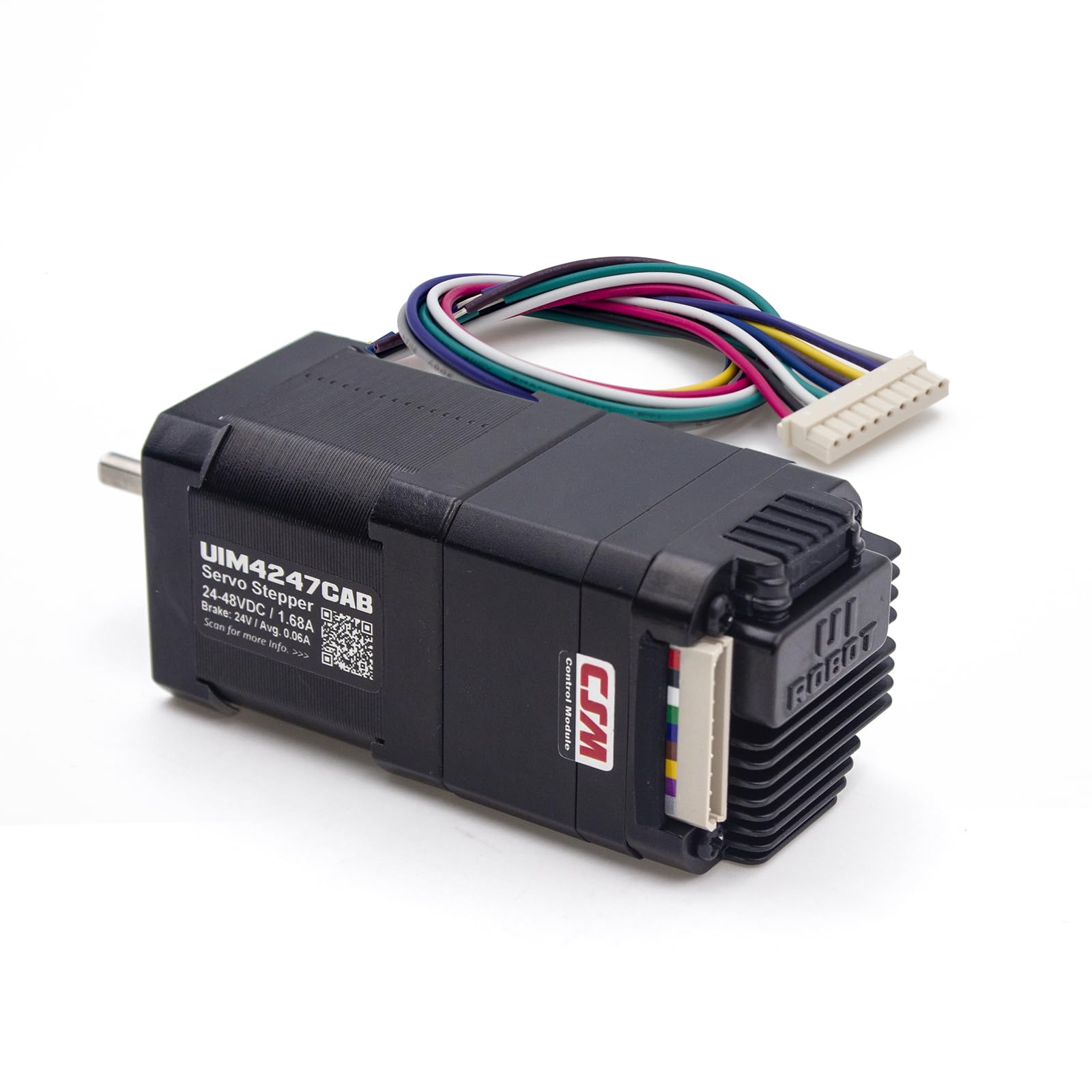 NEMA17 Servo motore passo-passo integrato con encoder assoluto multi-giro integrato, controller di movimento servo ad anello chiuso e driver con freno, CAN Bus, 3000 giri/min, massimo 0,43 Nm, 1,7 A