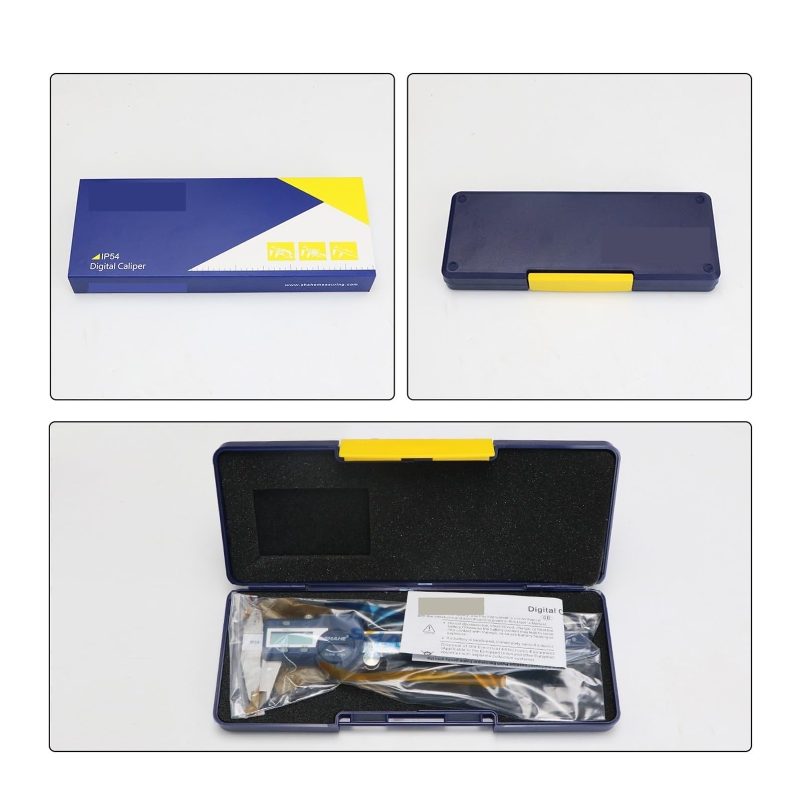 Calibrador digital, Calibrador Digital IP54, regla de calibrador electrónico de 150mm, calibrador Vernier Digital, calibradores digitales de acero inoxidable de 150mm para bricolaje/hogar(5000-150)
