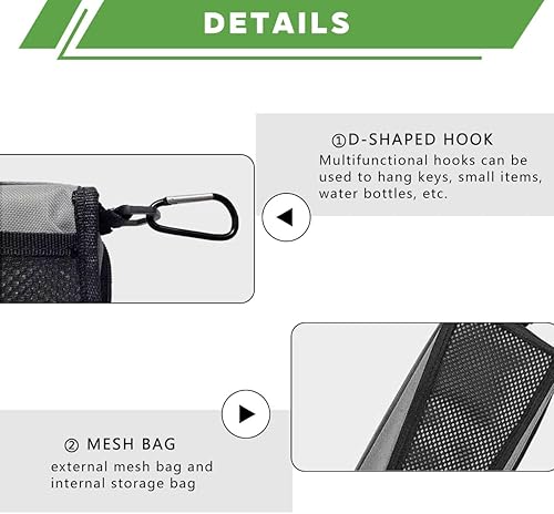 Miniatura 4 de Taburete plegable compacto para adultos, diseño y taburete portátil para mochilero con estilo de bolso, mini silla ligera para camping, viajes,