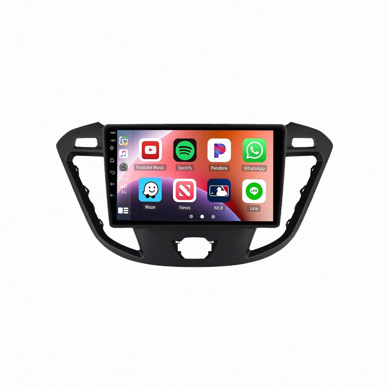 Radio Coche para Ford Transit Solución con Comandos Al Volante y Cámara Trasera 8