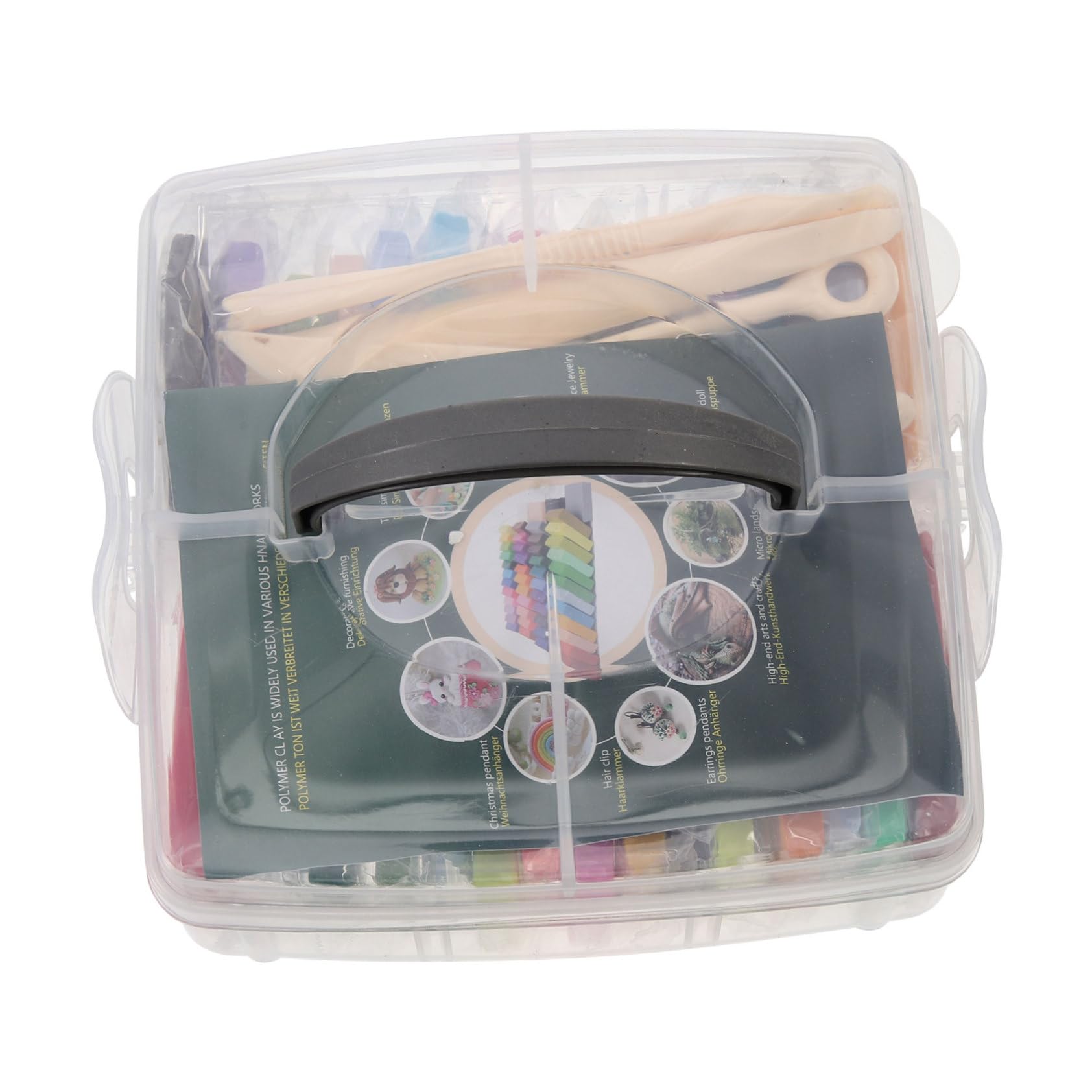 VILLCASE Kit De Arcilla Para Hornear Herramientas Para Manualidades Infantiles Para Hacer Aretes y Decoraciones