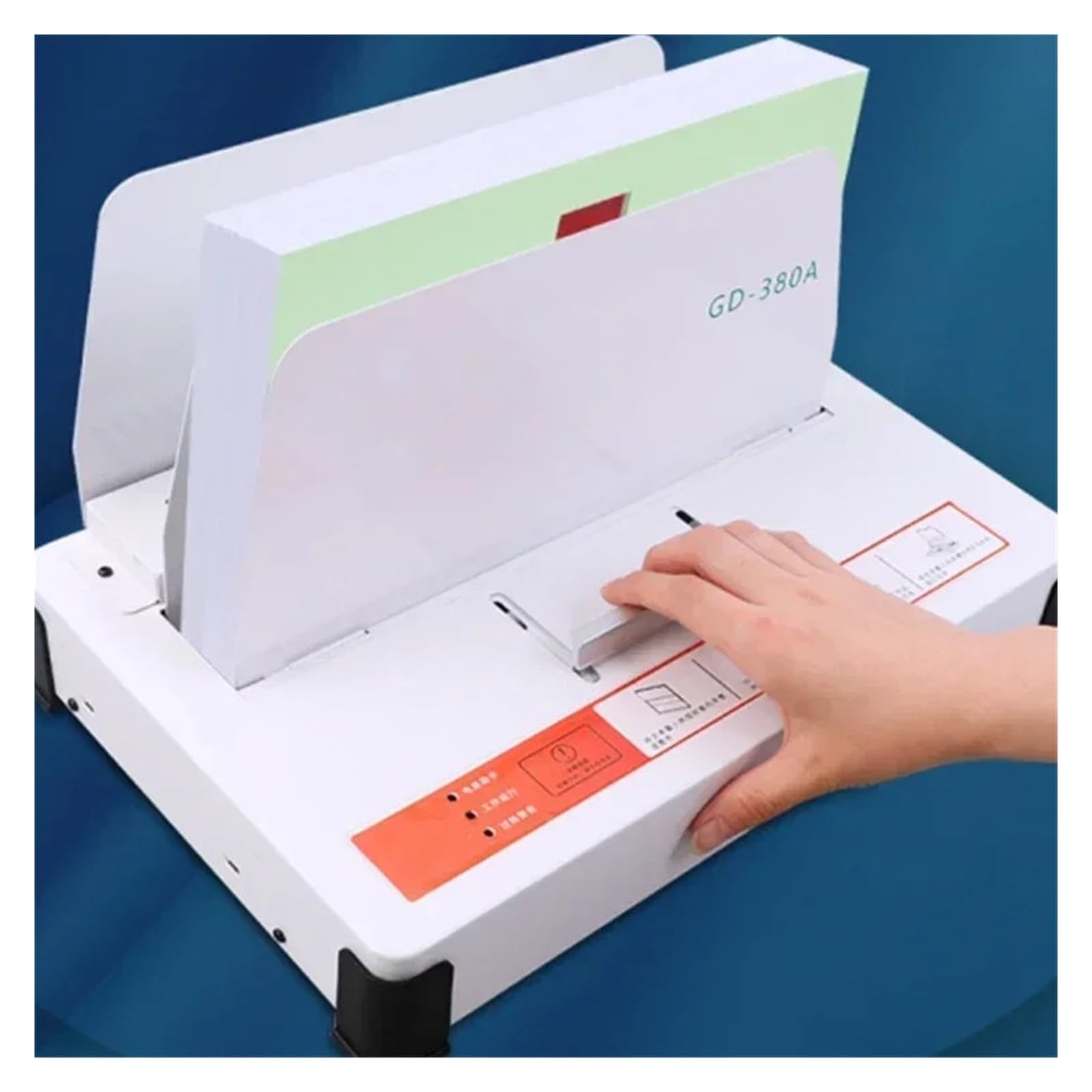 A4 Elettrico 380A Piccola Rilegatrice for Colla Senza Perforazione Fatture Contabilità Voucher File di Carta Libro Hot Melt Binder Operazione senza sforzo