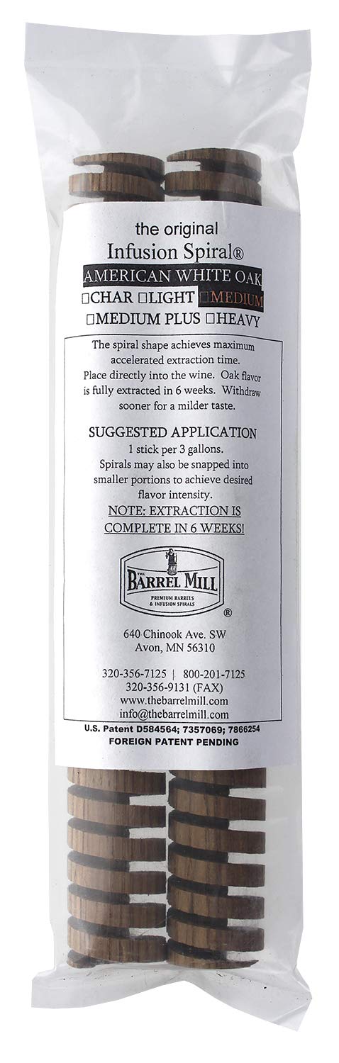 American Oak Infusion Spirals - Medium Toast by Midwest Homebrewing and Winemaking Supplies