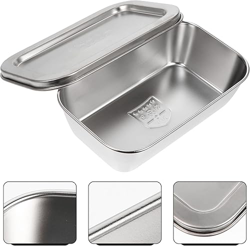 Miniatura 5 de Cabilock Mantequillera ancha con tapa para mantequilla con suministro de cocina de acero inoxidable 304 para el hogar