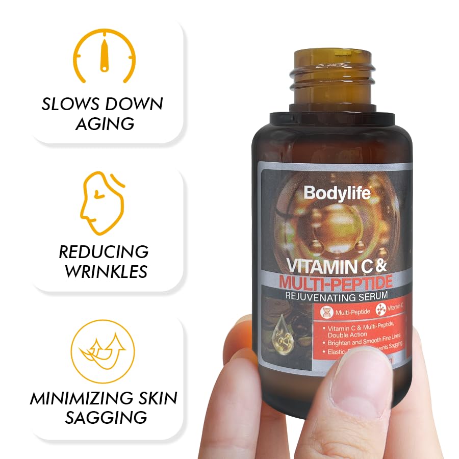 Miniatura 8 de Suero facial multipéptido para antienvejecimiento con aumento de colágeno, reduce las arrugas suero hidratante facial, con acetil hexapéptido8,