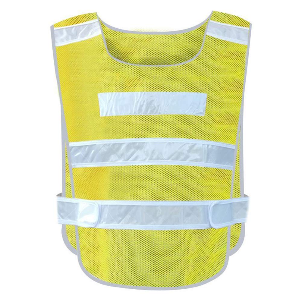 Rxlife Protective Reflective Vest Printable Road Construction Greening Traffic Reflective Vests New Fishing Net U-Neck Night Fluorescent Safety Clothing