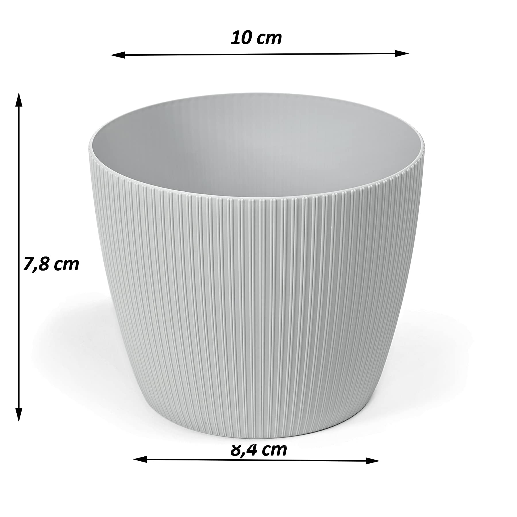 Coppa per vaso colore senape diametri multipli 18 cm