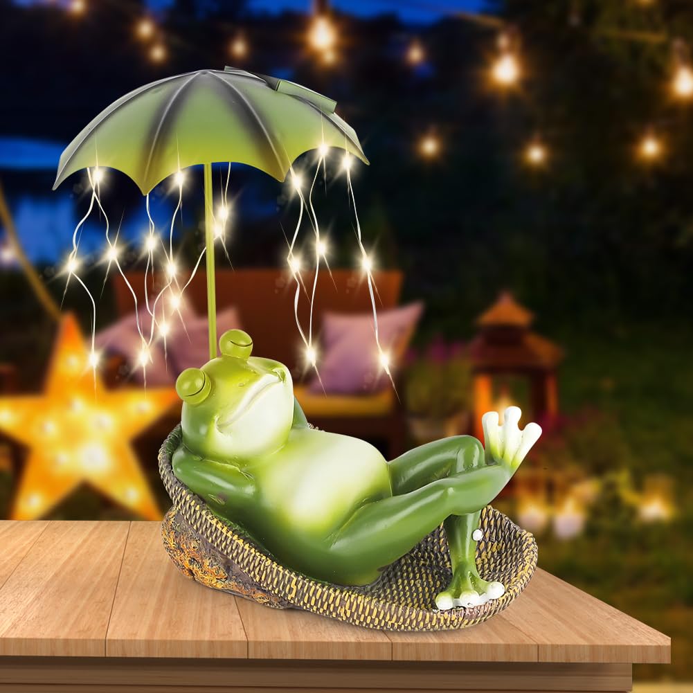 Formano Figurine Solaire Grenouille Qui Bouge La Tête – 6 X 10 Cm – Décoration Amusante Pour Voiture, Bureau Ou Rebord De Fenêtre – Cadeau Original Sans Pile