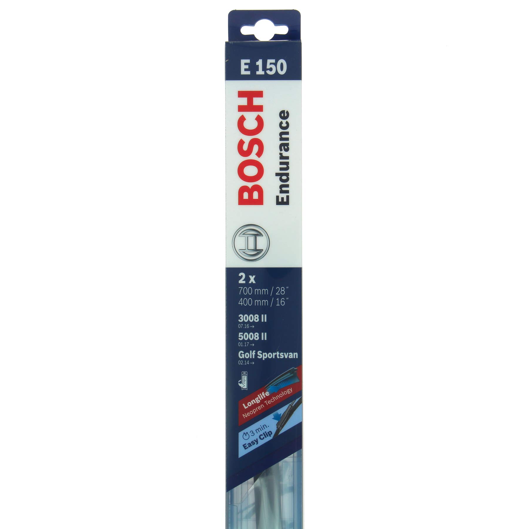 Bosch 647850 - Juego de 2 escobillas para limpiaparabrisas