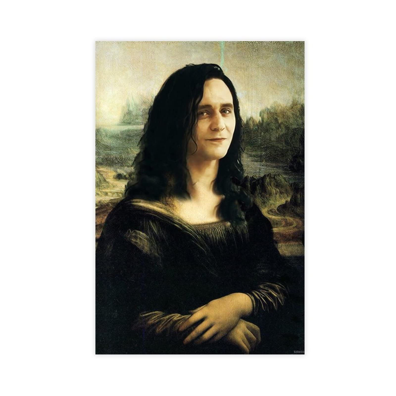 FUKITT Loki Lisa Poster Canvas Wall Art Canvas Poster Bedroom Decor Sports Landscape Office Room Decor Gift Unframe-style 12x18inch(30x45cm)