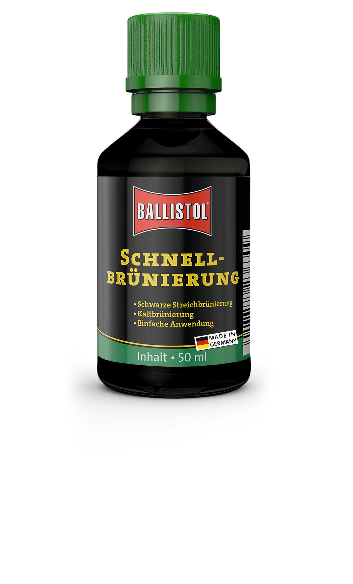 BALLISTOL Unisex Erwachsene Waffenpflege Klever Schnellbrünierung Ballistol 23630 Schnellbruenierung 50ml, keine farbe, Einheitsgröße EU