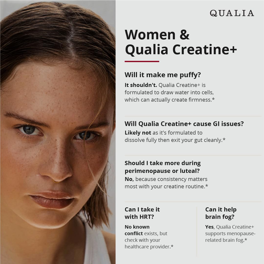 Qualia Creatine | Advanced Creatine Complex | 2 Sources + Magnesium | Optimized Absorption | Muscle Performance, Brain Function, & Healthy Aging (30 Servings) — Amazon image 4