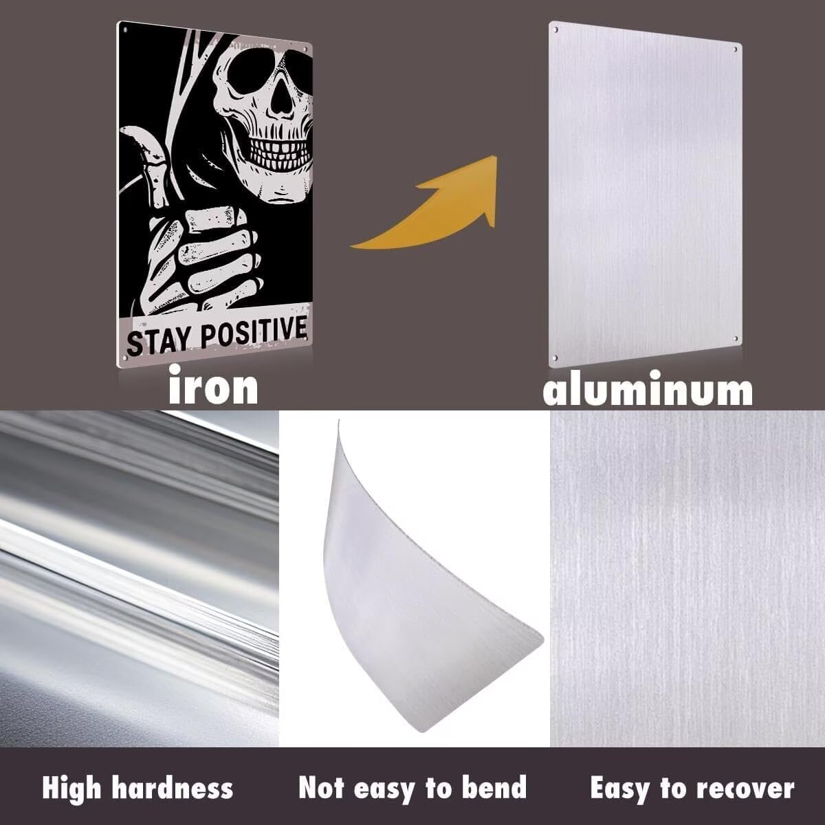 LIVE TO TELL! 8X12 INSEGNA IN METALLO MADE IN USA! DIVERTENTE - Foto 2