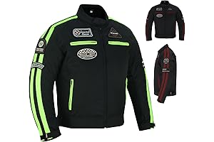 Motorbike Men's Riding Jacket with CE Armored Protection