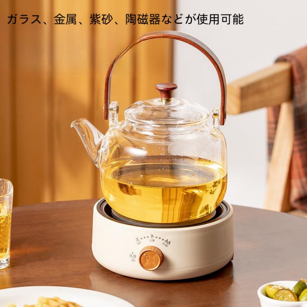 Amazon | 電気コンロバーナー 小型ヒーター 加熱調理器 火力調節 茶道 