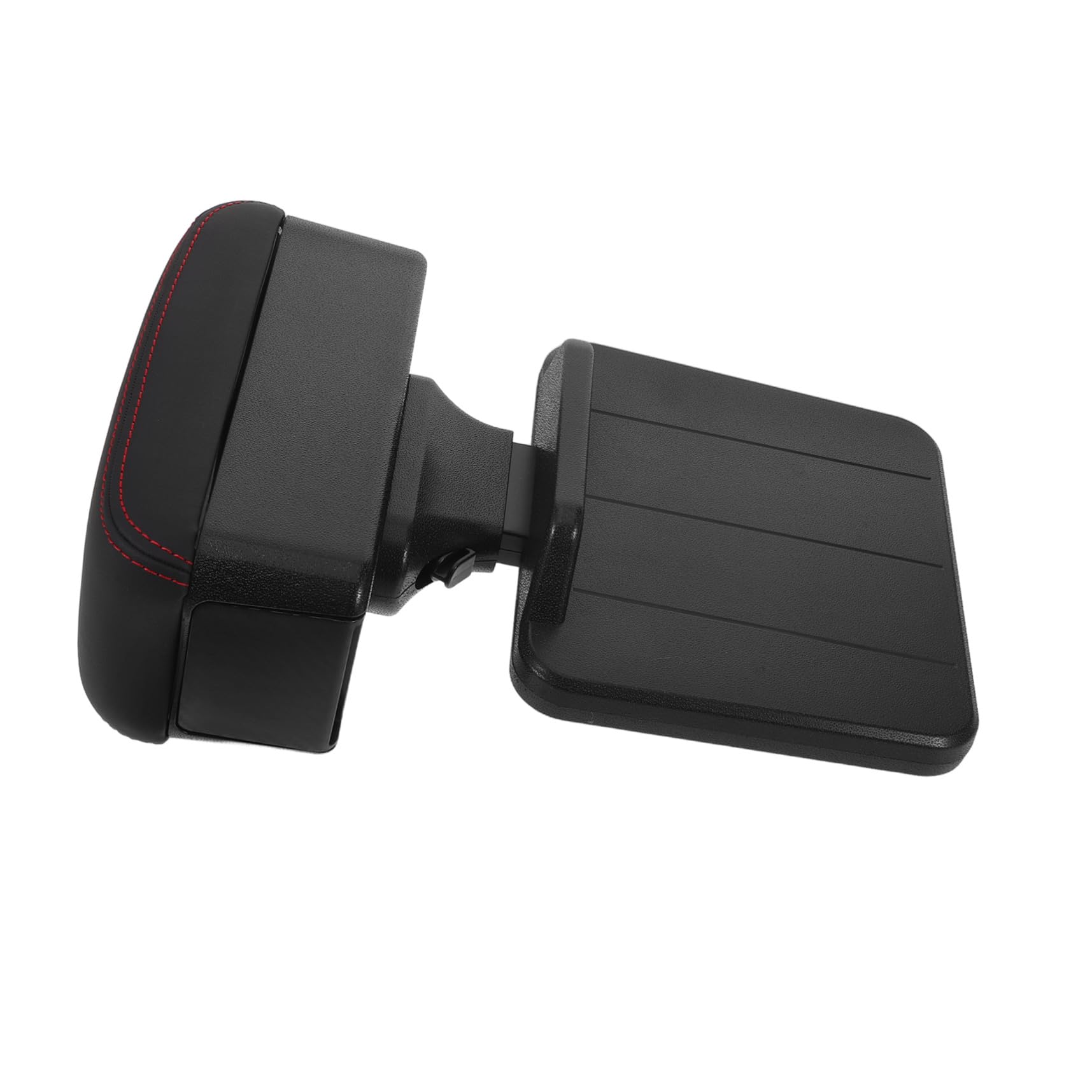 ORFOFE Box Portaoggetti Bracciolo Auto in PU Resistente Organizer Consolle Centrale Regolabile con Vassoio e Poggiabraccio Morbido Accessorio Interni di Qualità per Viaggi e Uso