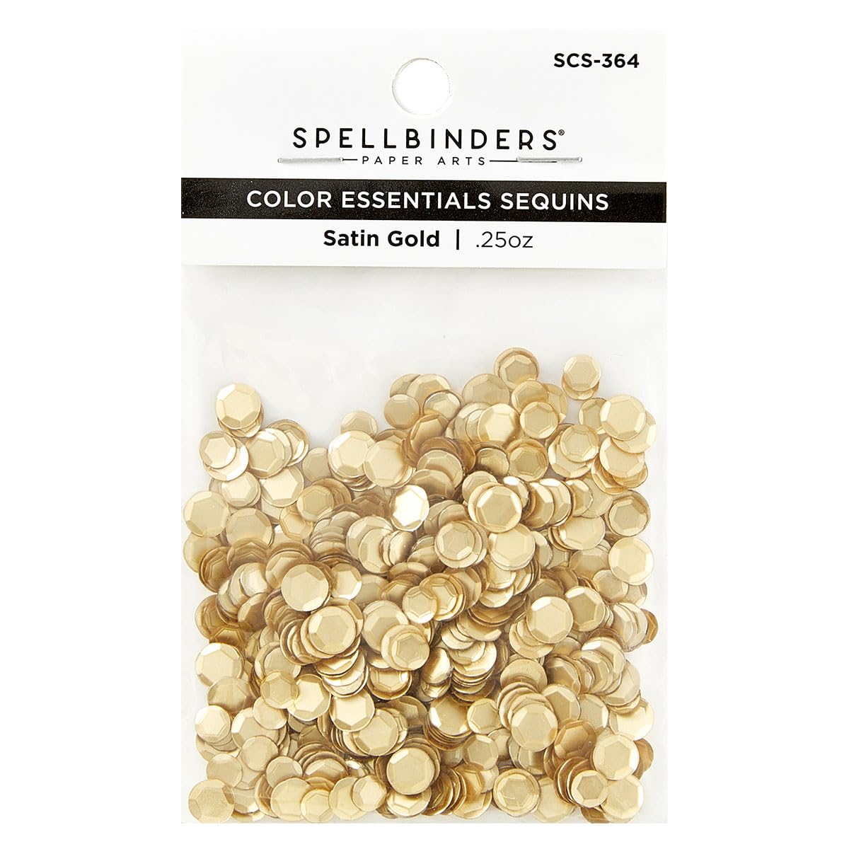 Spellbinders Woodlands Satin Gold Sequins From The Woodland Tales Collection,