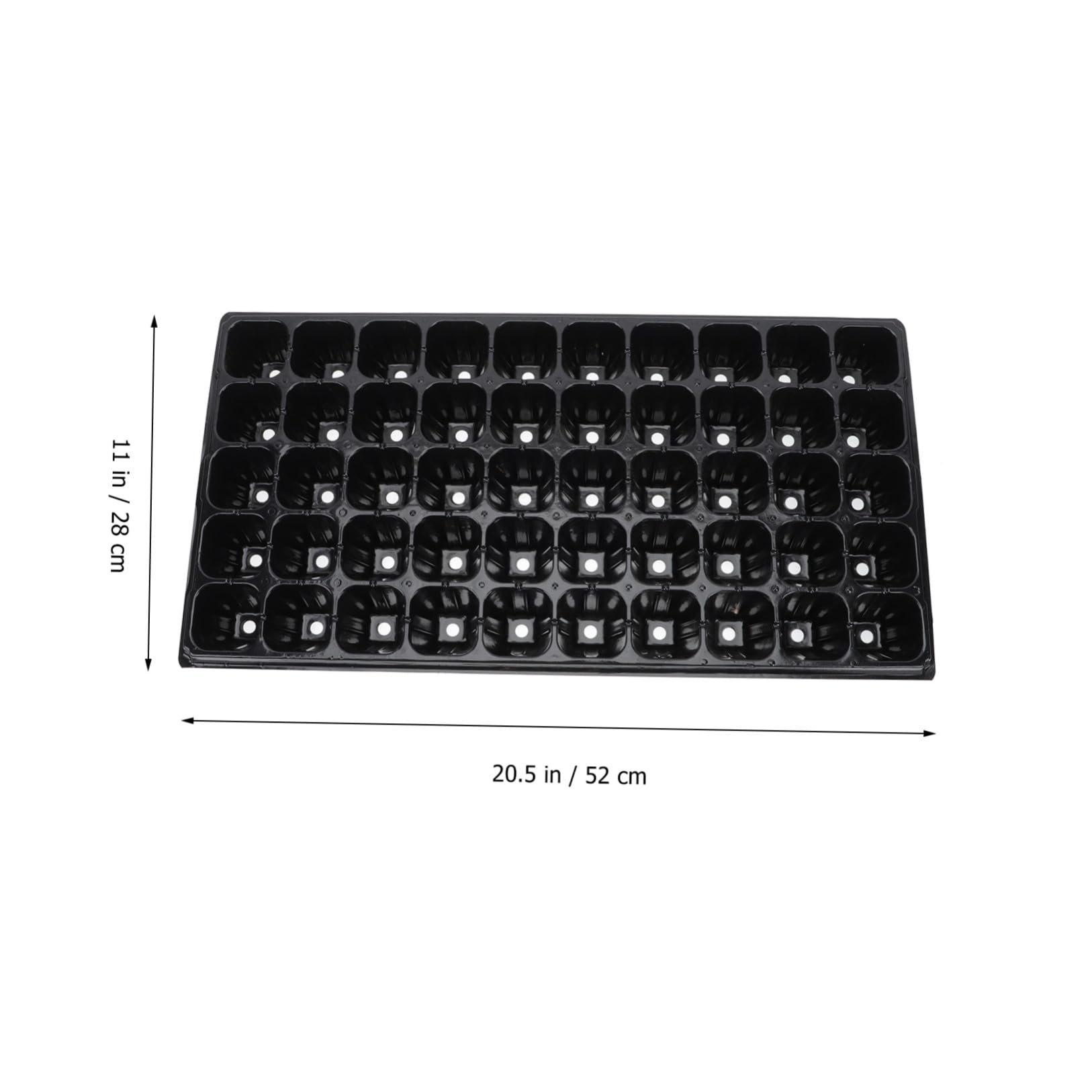 Toddmomy 10 Pièces Plaques de Germination de Plantes Plateaux de Semis Alvéoles pour Fleurs Semences Bac de Démarrage Réutilisable pour Jardinage