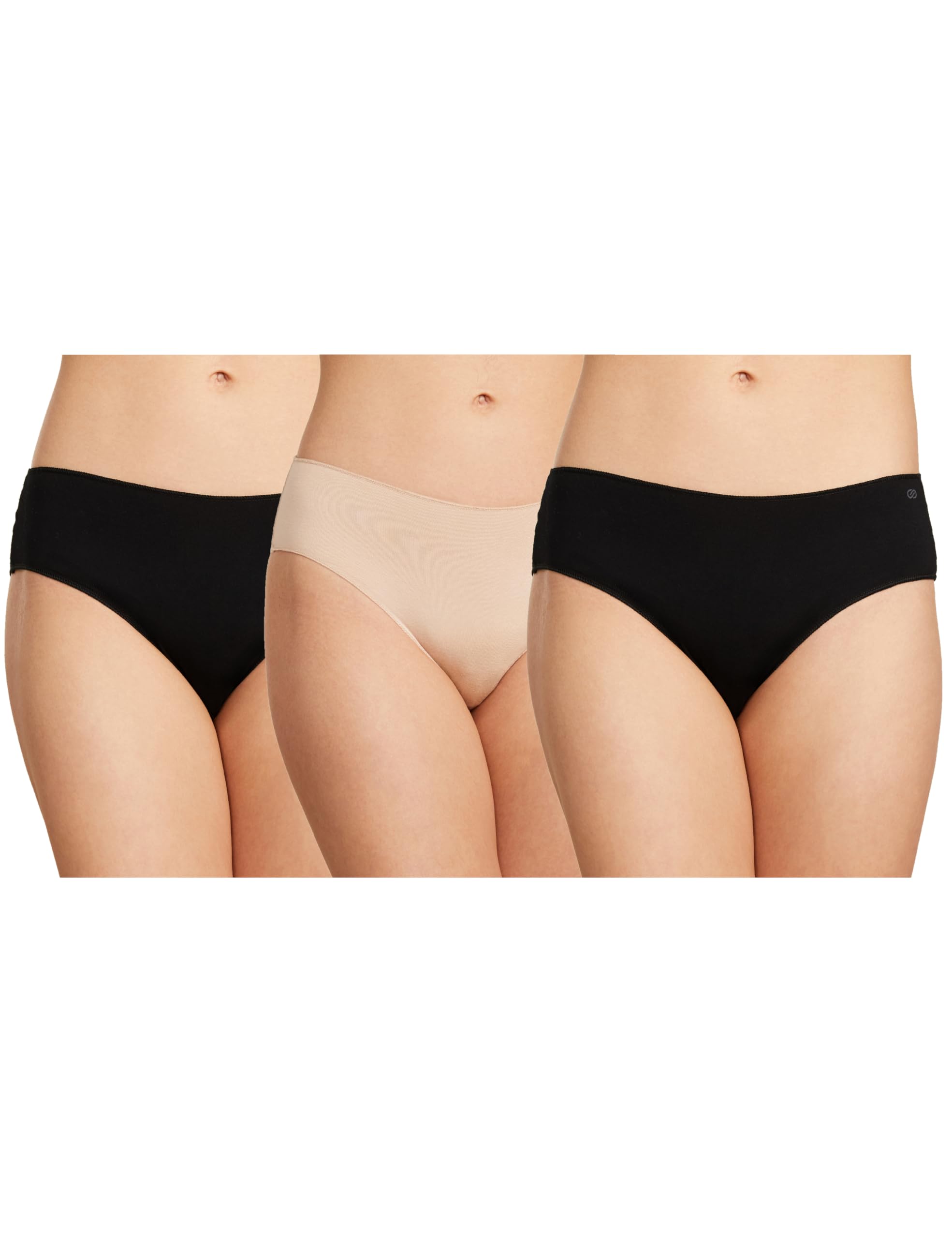 symbol premium Women's Modal Stretch Hipster with Anti Microbial Finish (Mid Rise | High Coverage | Ultrasoft Concealed Waistband | Pack of 3)-picture-35
