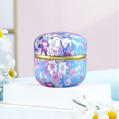 Miniatura 96 de Soplo de polvo corporal y recipiente para polvo de polvo, soplo de polvo para mujer y estuche para polvo para baño y viajes (Lotus)