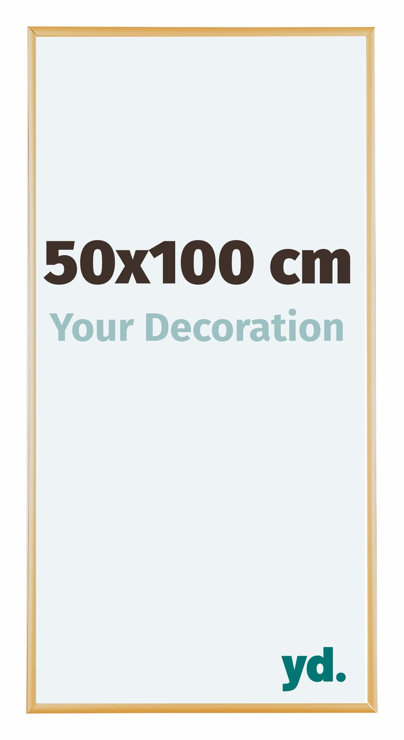 Your Decoration - Picture Frame 50x100 cm - Gold Vintage - Decorative Wall Frame in Aluminium with Antireflection - Frame 50x100 - Kent — image 1