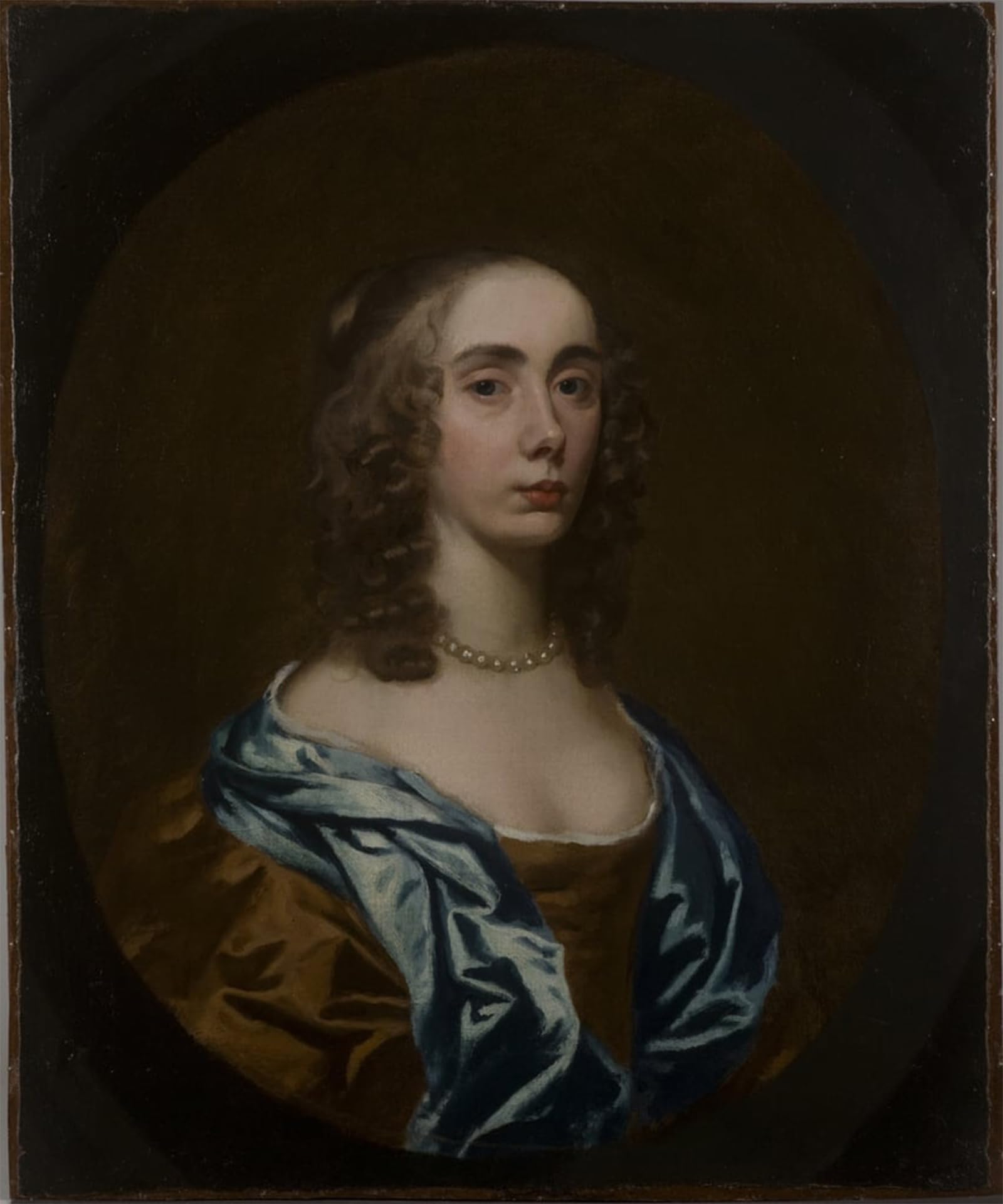 POSTERIIk Famous Modern Artwork Art Mural Portrait of a Lady by Peter Lely Oil Paintings Pictures for Home Decor 60x90cm