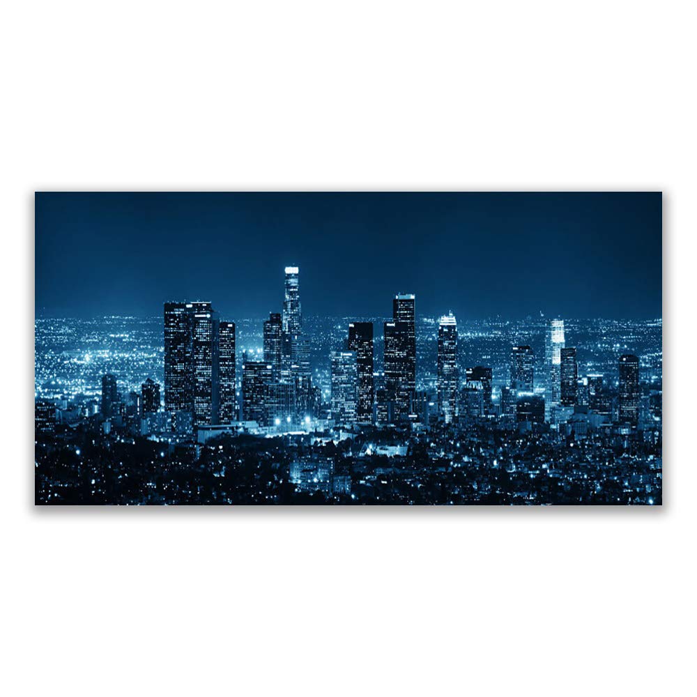 Plastique imprimés tableau mural moderne Tulup verre trempé 120x60cm déco design ville