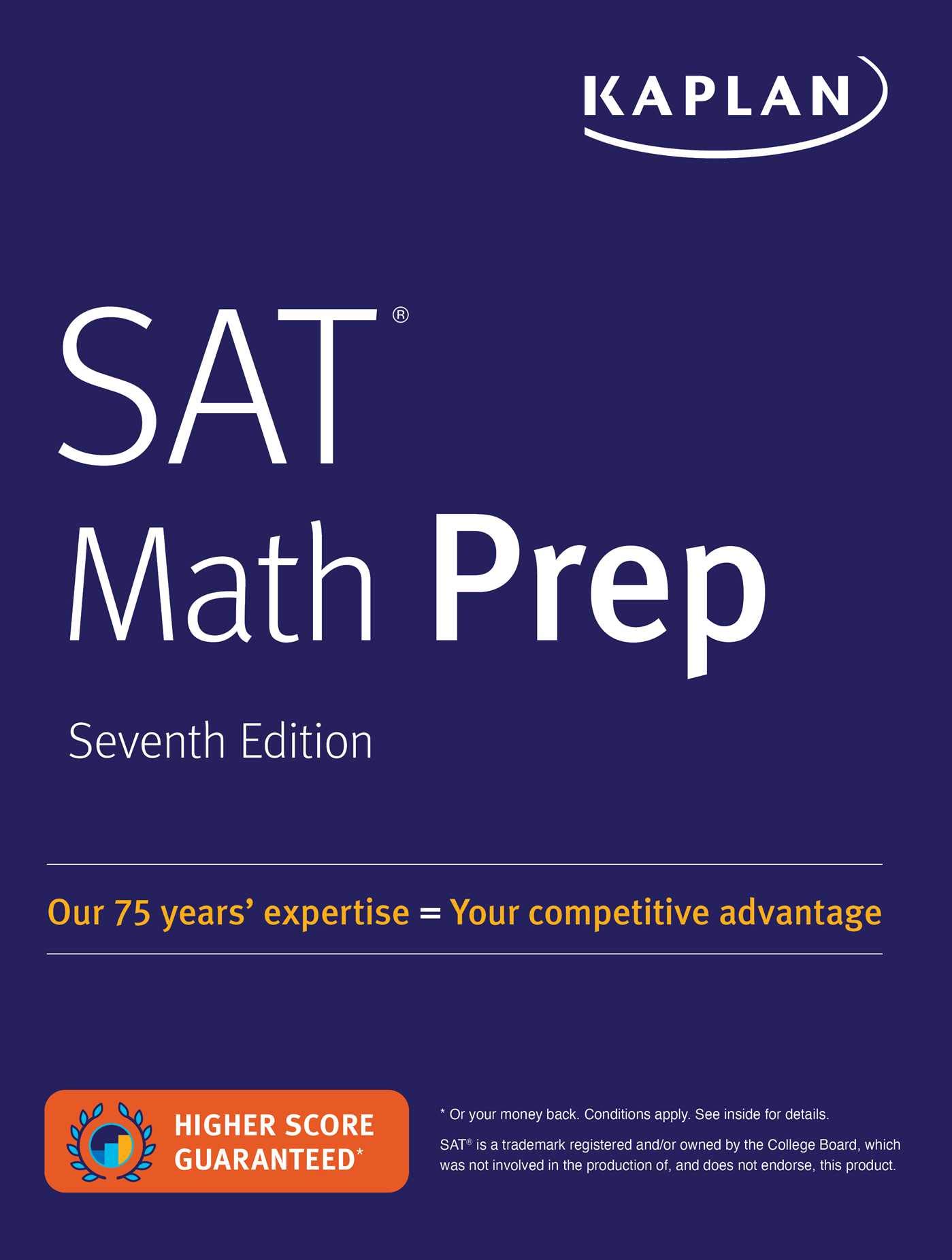 SAT Math Prep (Kaplan Test Prep) Seventh Edition