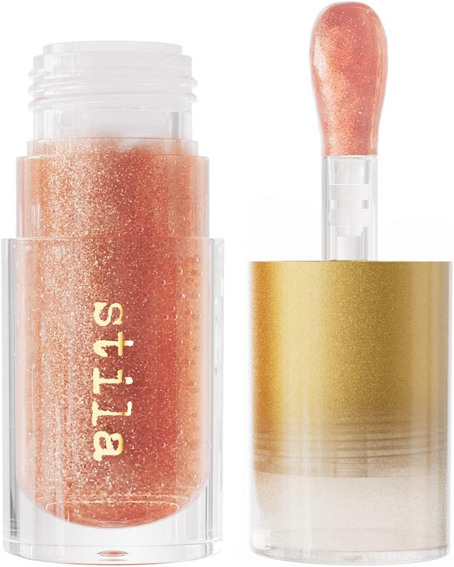 stila Heaven's Dew Gel Lip Oil Hydrating Gloss-Oil Hybrid with Jojoba, Hyaluronic Acid & Antioxidants High-Shine, Non-Sticky Nourishing Finish with Large Applicator