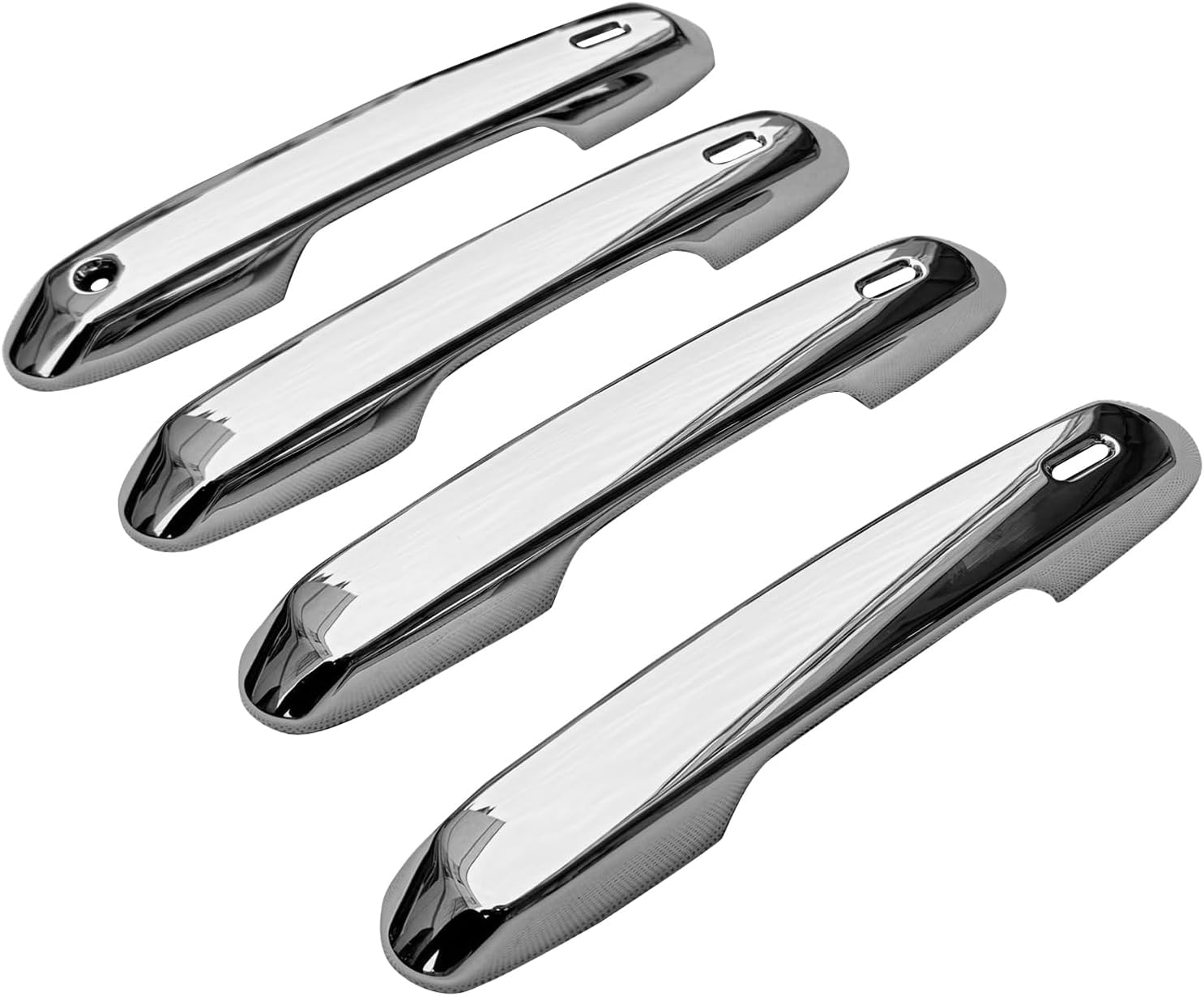 L2R for Toyota Grand Highlander 2024 2025 2026 Car Exterior Side Door Handles Cover Trim ABS Accessories 4pcs (Carbon Black)