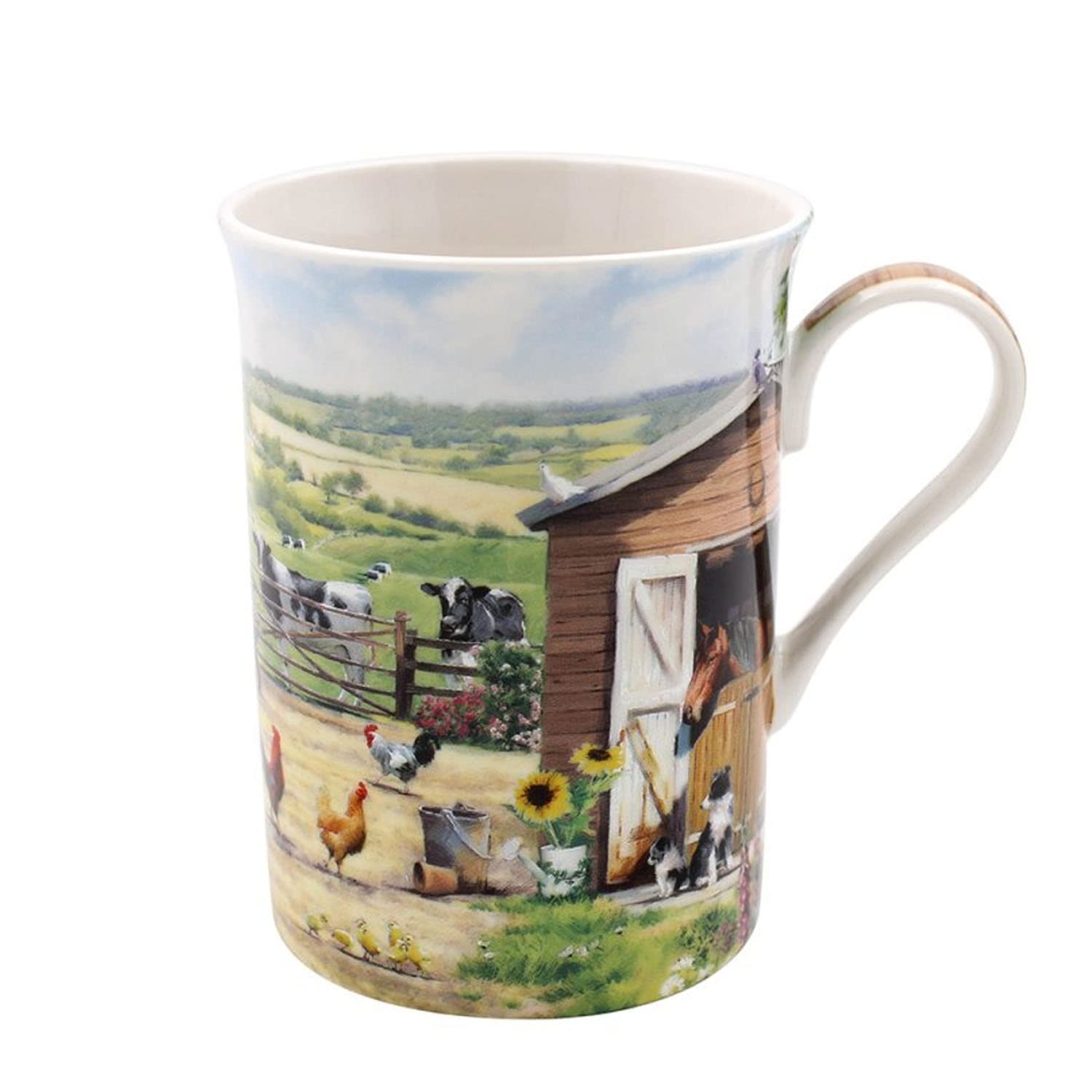LP94751 Ceramic Mug | Farmhouse design | 1 Pc, Multicolor