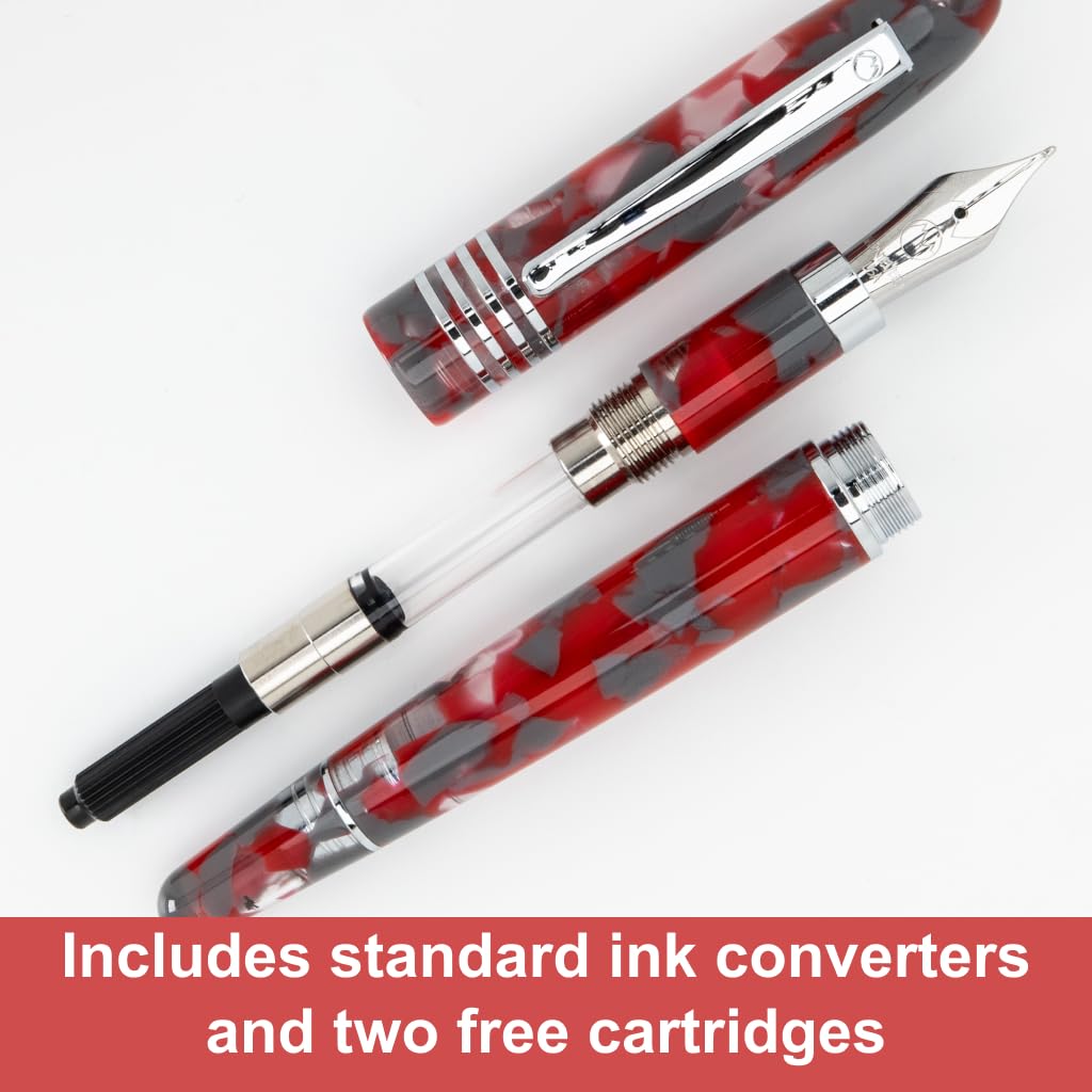 Amazon | MONTEVERDE USA Mountains of the World 万年筆 ルビー色