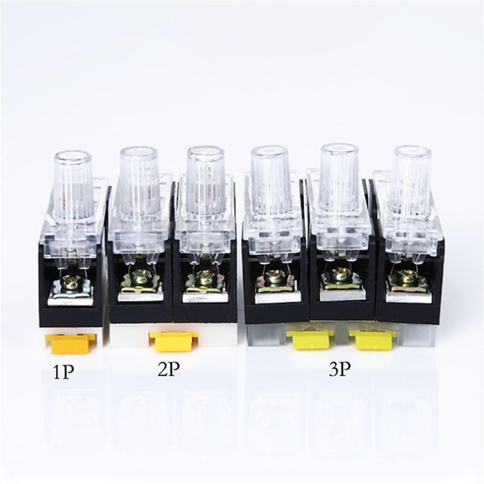 RKVKHFJ 10pcs 10A Fuse Holder FS101 Single /FS102 Two /FS103 Three Fuse Holder with Indicator Light Built-in Fuse 6 * 30mm Fuse Box with Light(FS102)