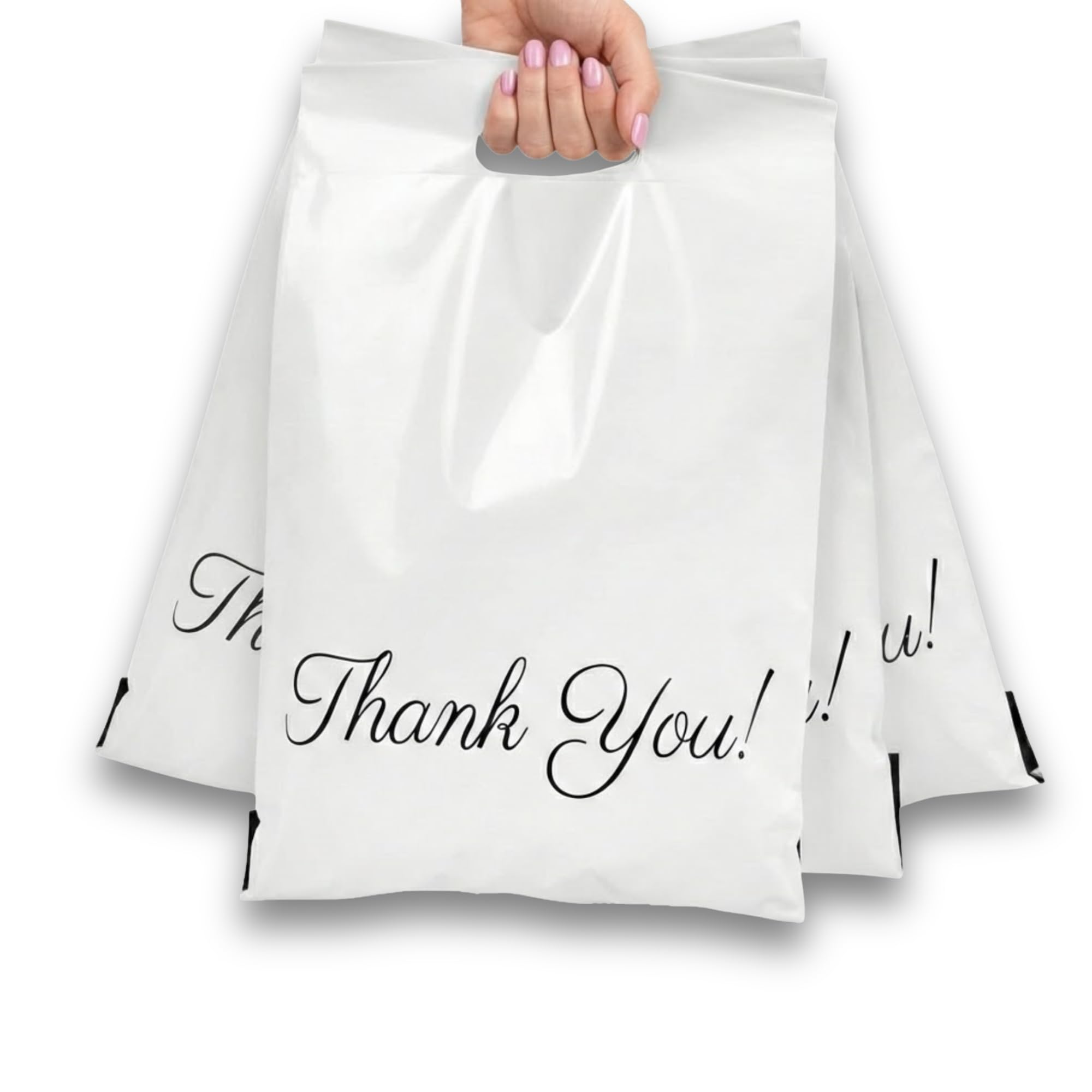 Poly Mailers 10x13 with Handle, 100 Pcs Shipping Bags, Shipping Envelopes, Packaging Bag, Shipping Supplies