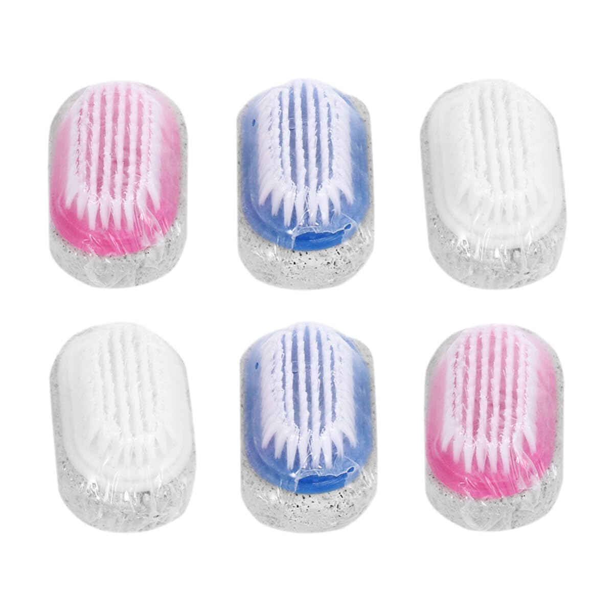 6pcs Pumice Stone Nail Tools Nail Scrubber Beauty Pedicure Supplies Foot Scrubber Remove Pedicure Brush Scraping Plate Foot Beauty Brush Exfoliating Foot Scraper