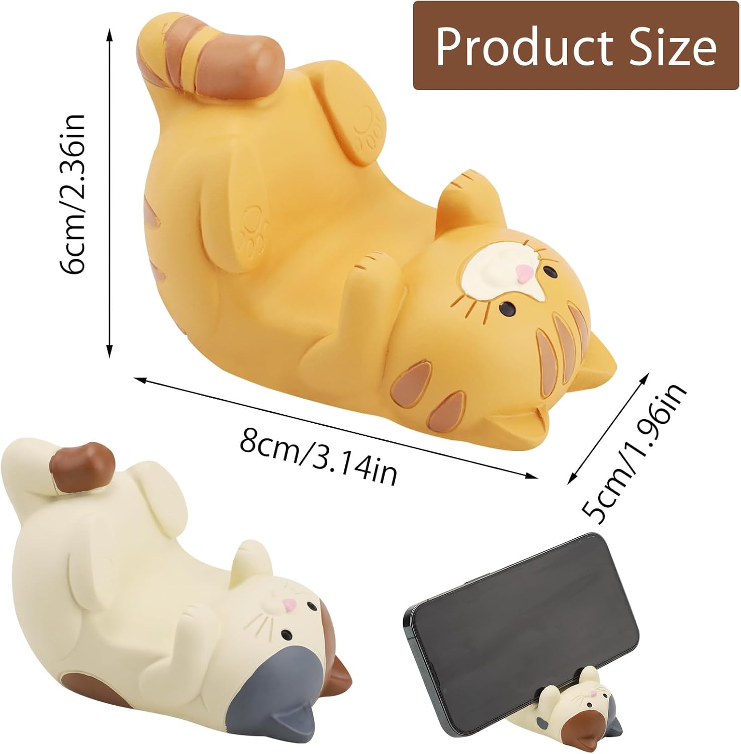 Macska telefontartó részletes kép