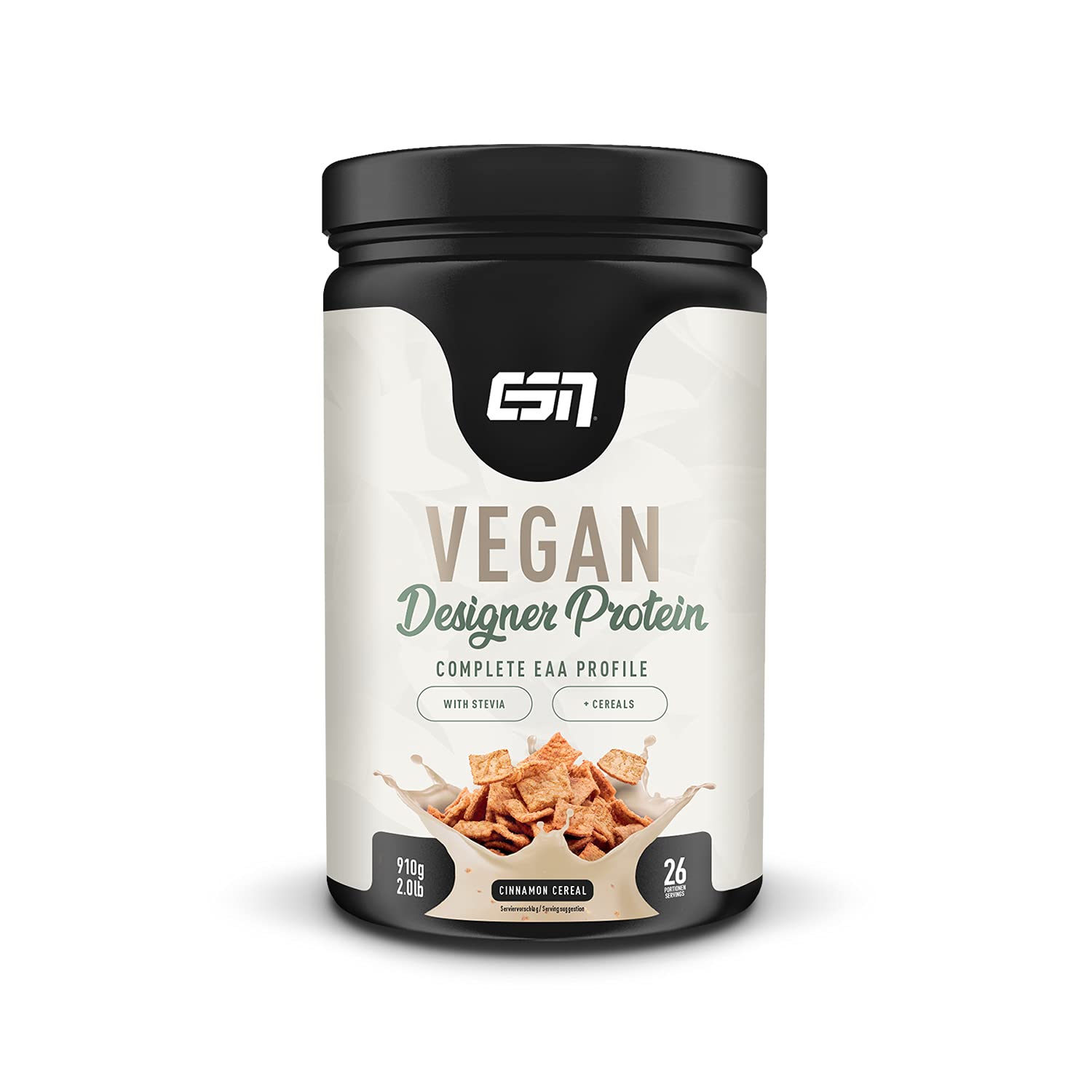ESN Vegan Designer Protein, Cinnamon Cereal, 910g