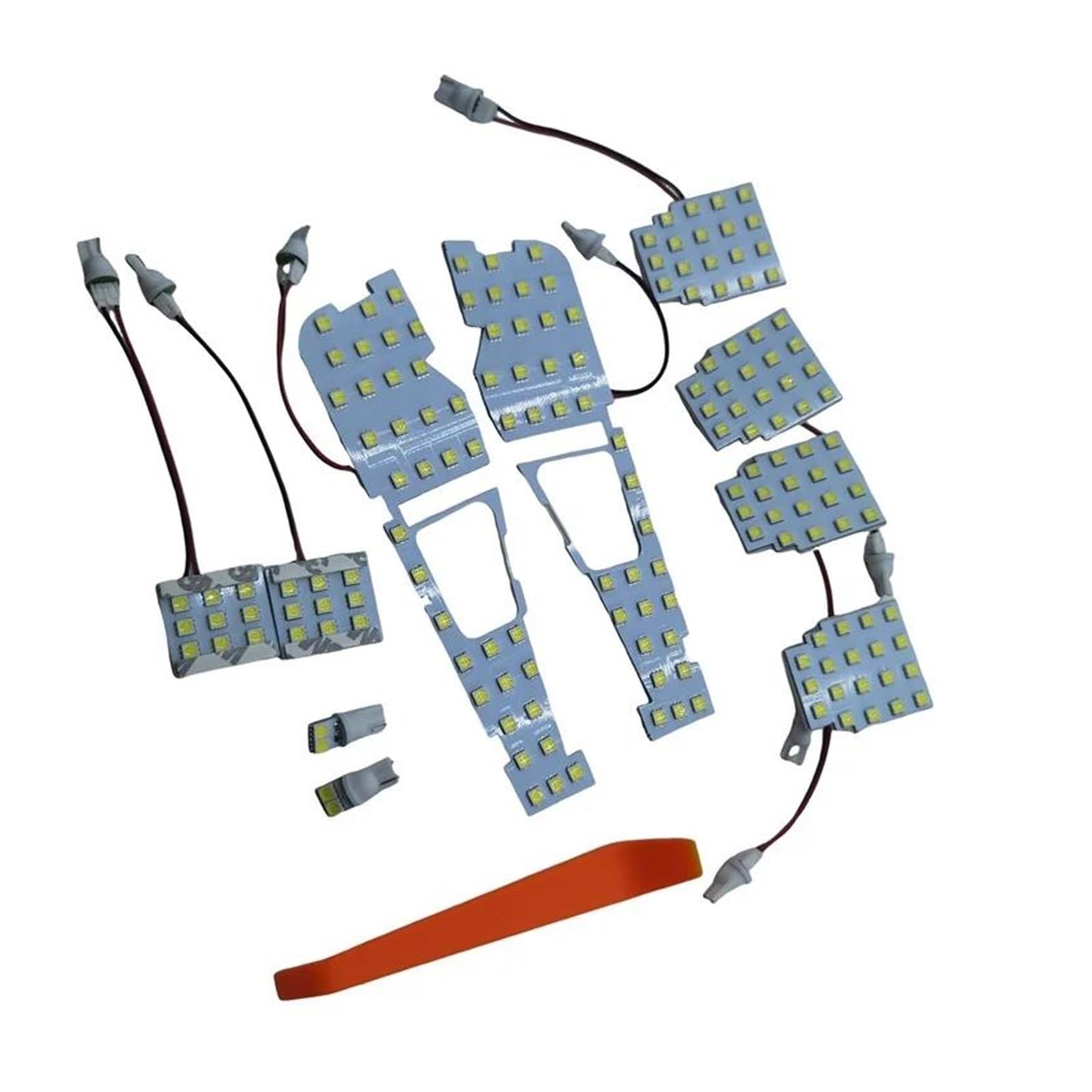 Caja Luces LED Lectura Para El Interior Coche 6000 K Para Toyota Para Alphard Para Vellfire Serie 30# 2015-2021 5050SMD 10 Unidades/juego