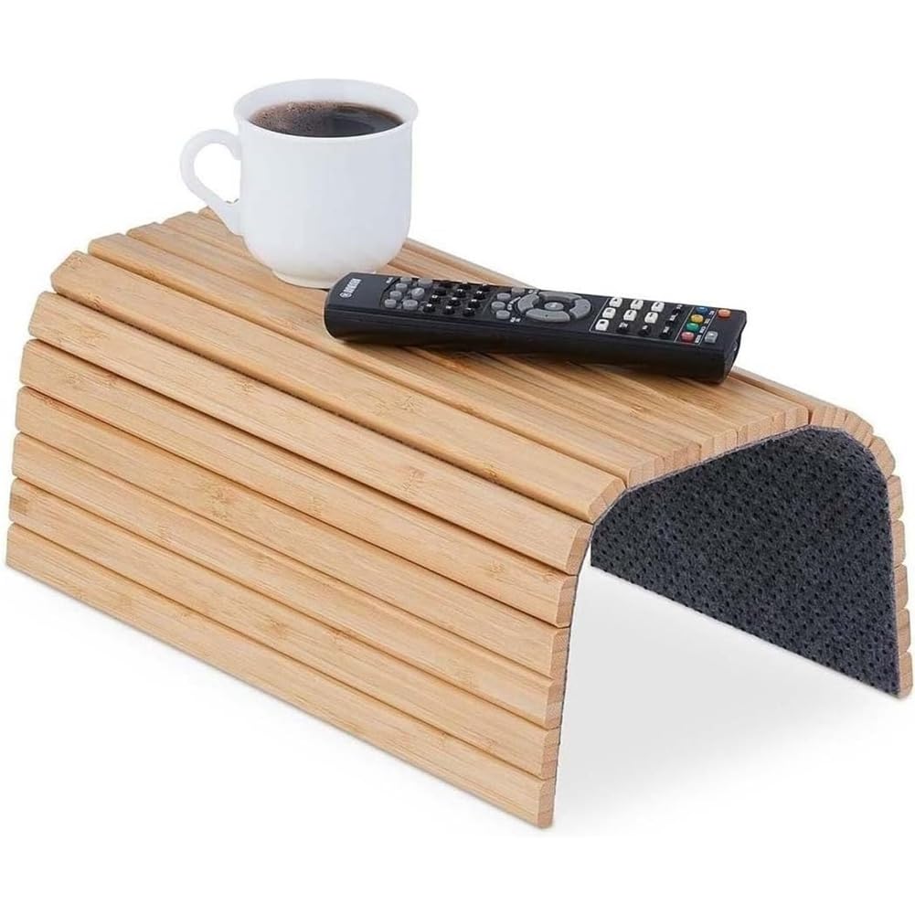 CTRLZS Foldable Cup Holder for Couch Arm Armrest Clip Non-Slip Side Sofa Tray Table for HomeLiving Room Goods Accessories Homegoods