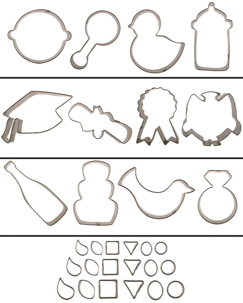 Cutie Cupcake Special Occasion Cookie Cutter Variety Set