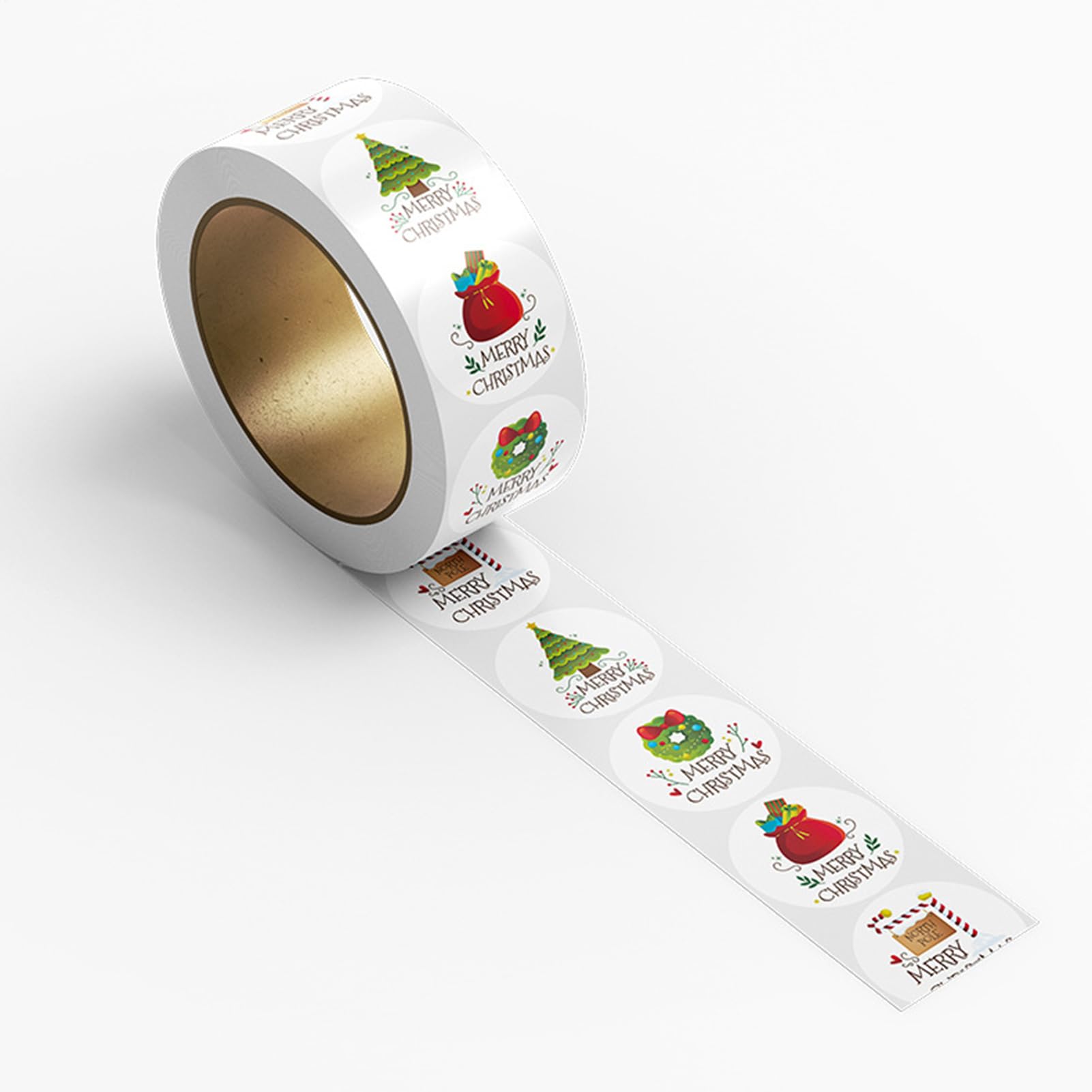 Rotolo Di Adesivi Natalizi Per Bambini Assortimento Di Decorazioni Festive