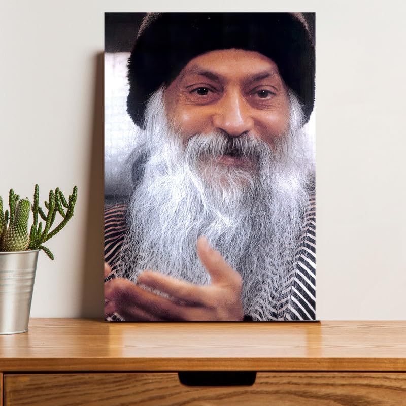wallpics® Acharya Osho Rajnish Motivational Quote Decorative Art Print wall poster for home decor Multicolour,vinyl,sticker (12 x 18 inch)