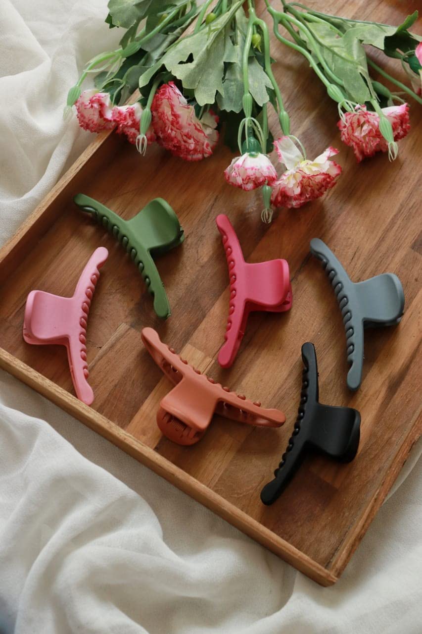 HKD SALES Small Size Clutchers For Hair Combo Pack Hair Claw Clips