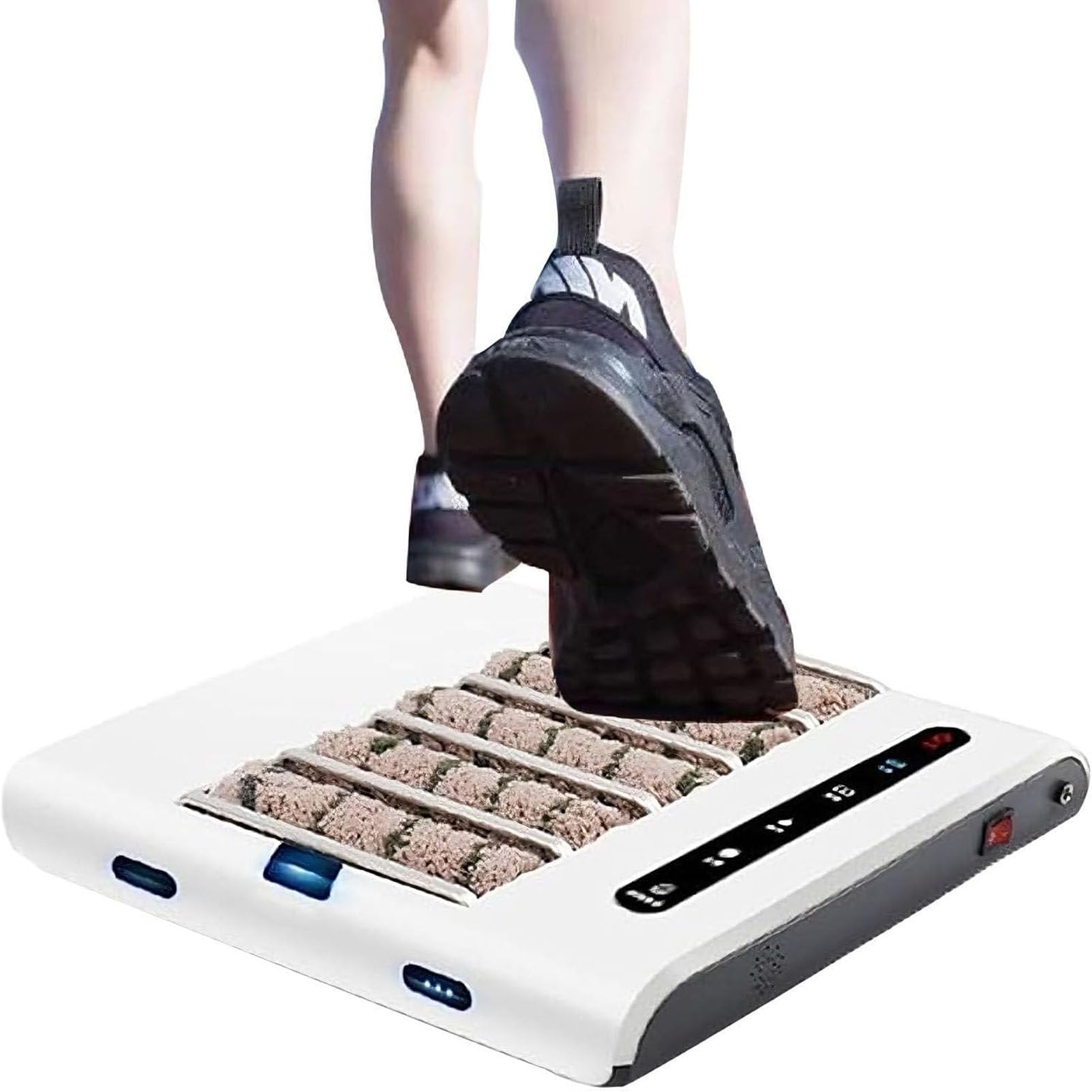 Abrillantadora de zapatos sin agua activada por sensor, máquina para limpiar suelas de zapatos, limpieza rápida en 5 segundos, 500 RPM, succión de 1000 Pa, para el hogar, entradas de hoteles