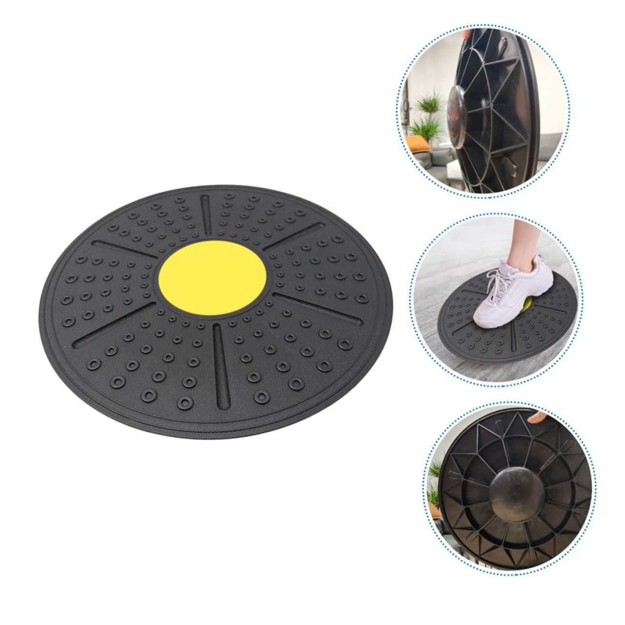 1pezzi Balance Massage Board Per Allenamento e Fitness Piattaforma Antiscivolo Per Esercizi Riabilitazione e Stabilità e Palestra